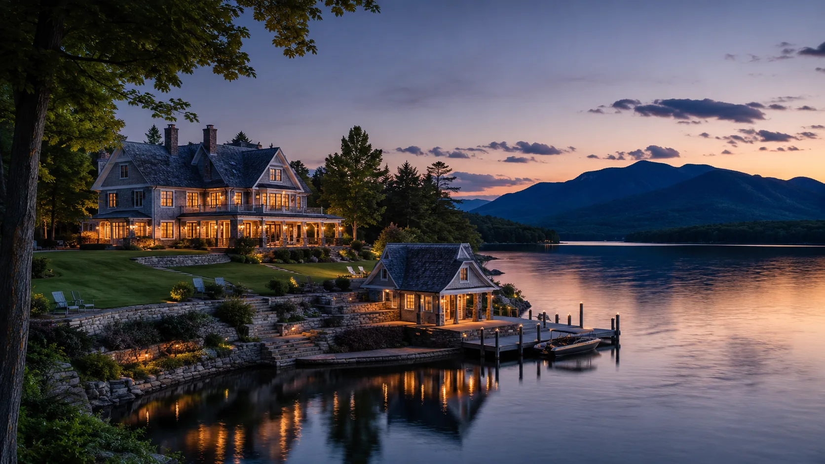 New Hampshire's Grandest Homes on the Lake